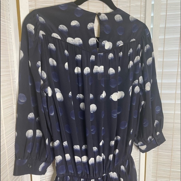 Zadig & Voltaire Rooka Dots Marine Dress Size XS NWT - Picture 7 of 13